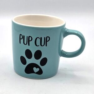 Pup Cup, Puppuccino Mug Ceramic  4oz Cup- Pet Dog Mom Dad Gifts, Dog Treat Cup
